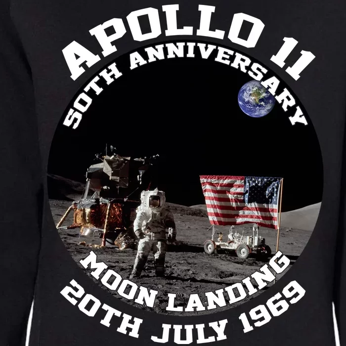 Apollo 11 Moon Landing July 20th 1969 Womens California Wash Sweatshirt