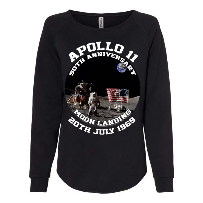 Apollo 11 Moon Landing July 20th 1969 Womens California Wash Sweatshirt