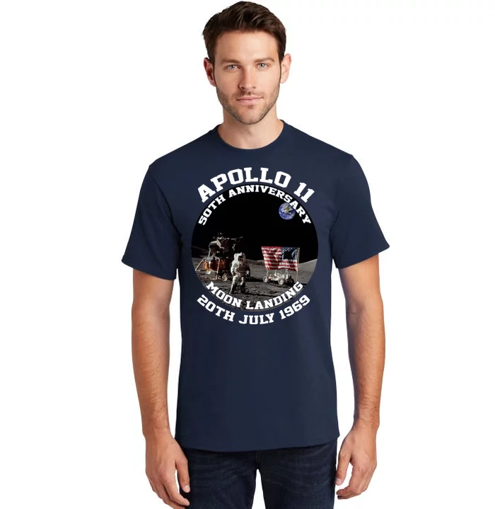 Apollo 11 Moon Landing July 20th 1969 Tall T-Shirt