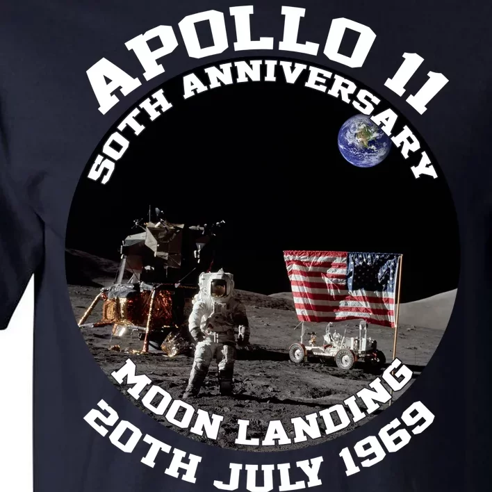 Apollo 11 Moon Landing July 20th 1969 Tall T-Shirt