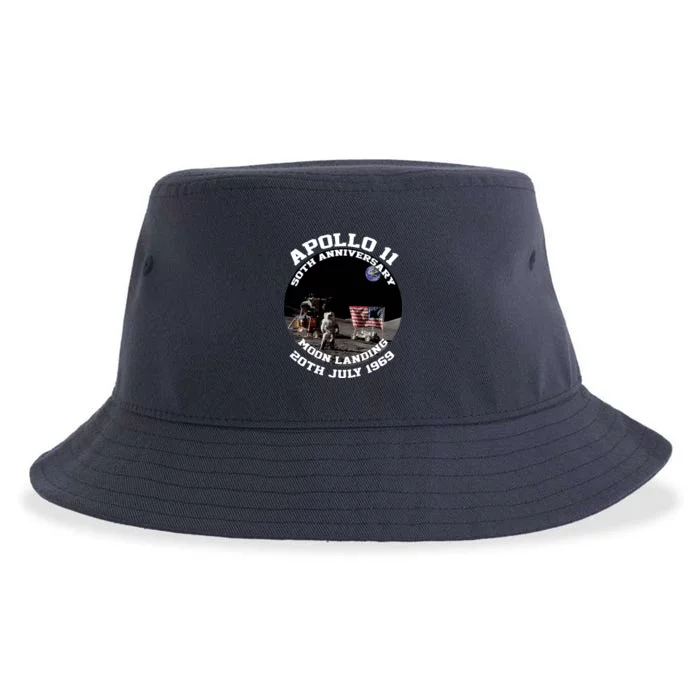 Apollo 11 Moon Landing July 20th 1969 Sustainable Bucket Hat