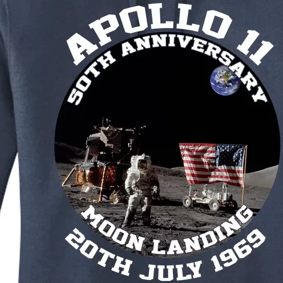 Apollo 11 Moon Landing July 20th 1969 Women's Pullover Hoodie