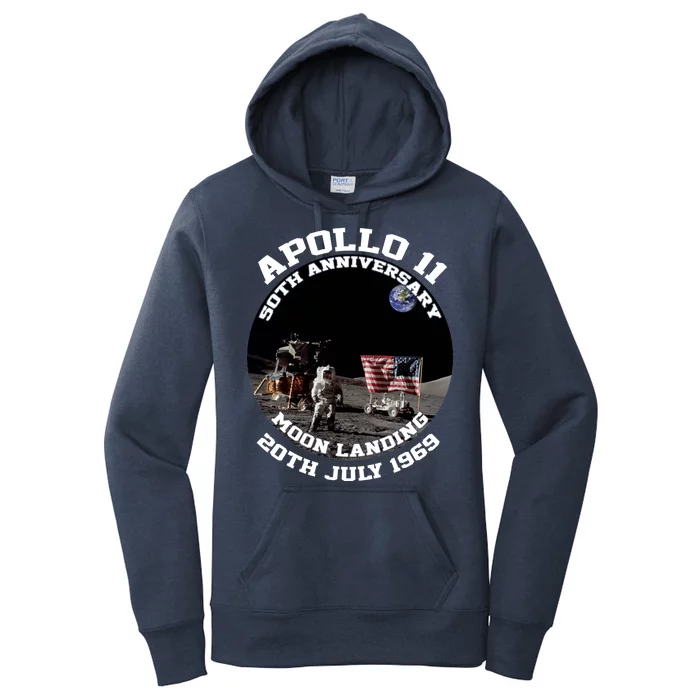 Apollo 11 Moon Landing July 20th 1969 Women's Pullover Hoodie