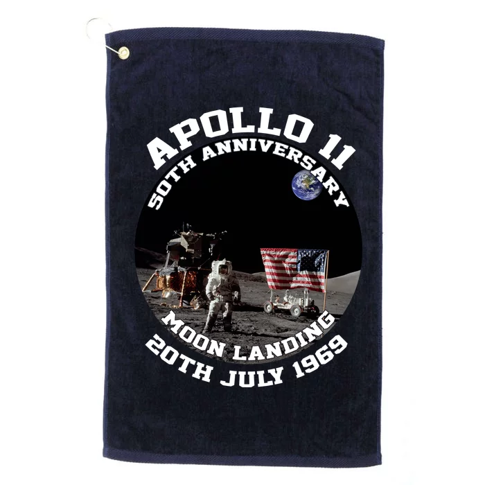 Apollo 11 Moon Landing July 20th 1969 Platinum Collection Golf Towel