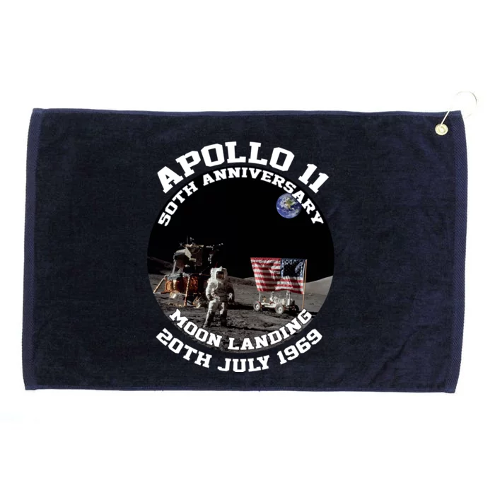 Apollo 11 Moon Landing July 20th 1969 Grommeted Golf Towel