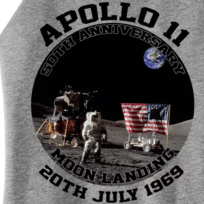 Apollo 11 Moon Landing July 20th 1969 Women’s Perfect Tri Rocker Tank