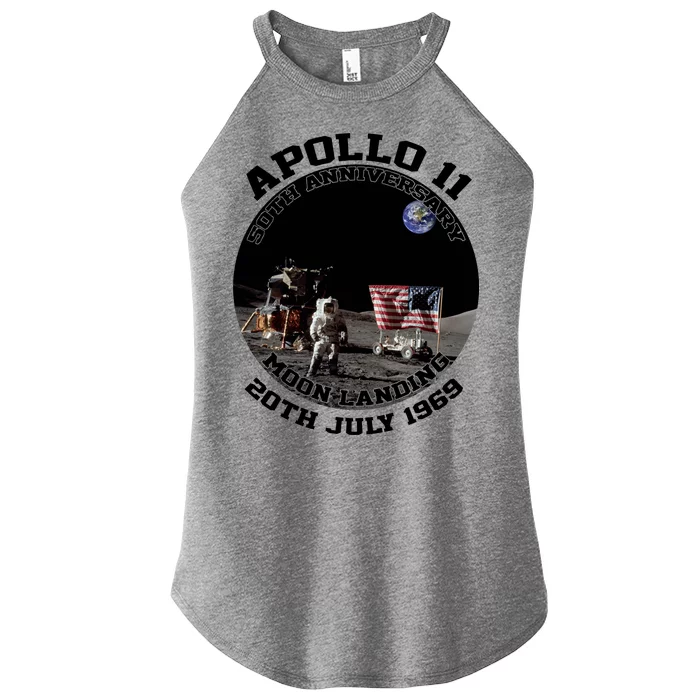 Apollo 11 Moon Landing July 20th 1969 Women’s Perfect Tri Rocker Tank