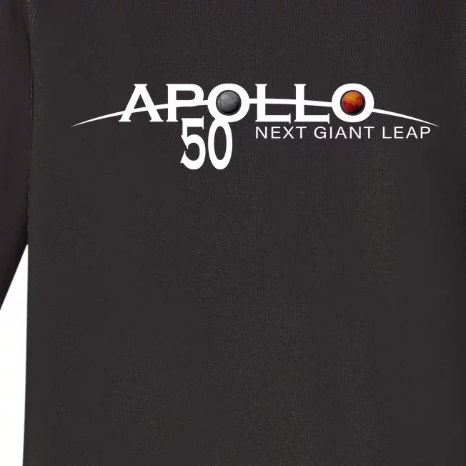 Apollo 11 Next Giant Leap 50th Anniversary Baby Long Sleeve Bodysuit