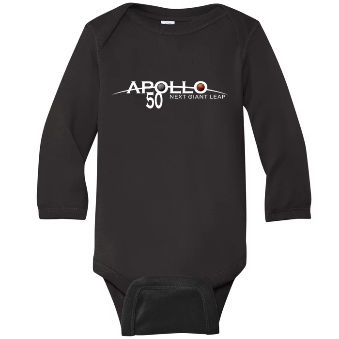 Apollo 11 Next Giant Leap 50th Anniversary Baby Long Sleeve Bodysuit