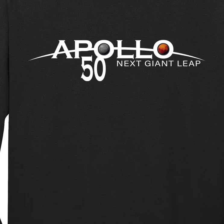 Apollo 11 Next Giant Leap 50th Anniversary Tall Long Sleeve T-Shirt