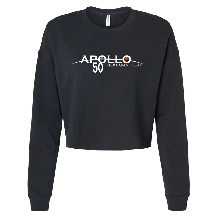 Apollo 11 Next Giant Leap 50th Anniversary Cropped Pullover Crew