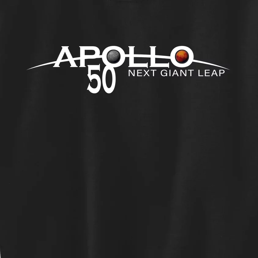 Apollo 11 Next Giant Leap 50th Anniversary Kids Sweatshirt