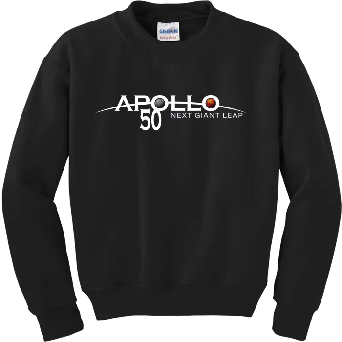 Apollo 11 Next Giant Leap 50th Anniversary Kids Sweatshirt