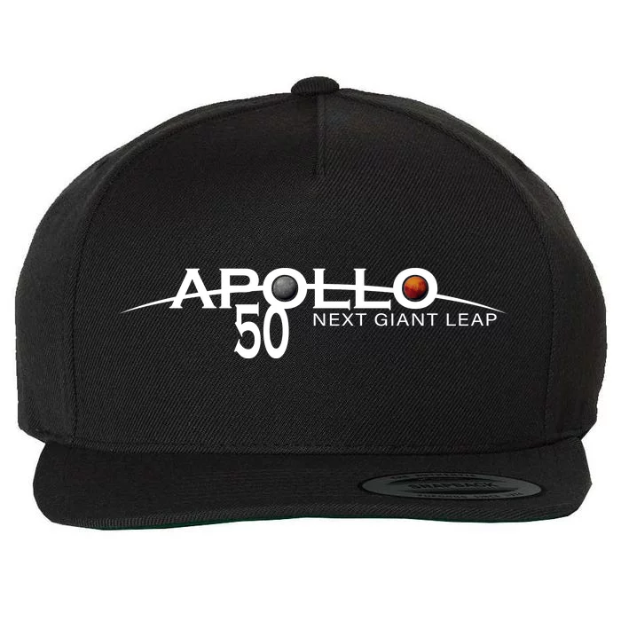 Apollo 11 Next Giant Leap 50th Anniversary Wool Snapback Cap