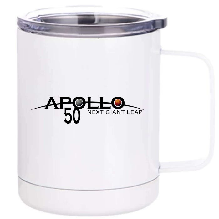 Apollo 11 Next Giant Leap 50th Anniversary Front & Back 12oz Stainless Steel Tumbler Cup