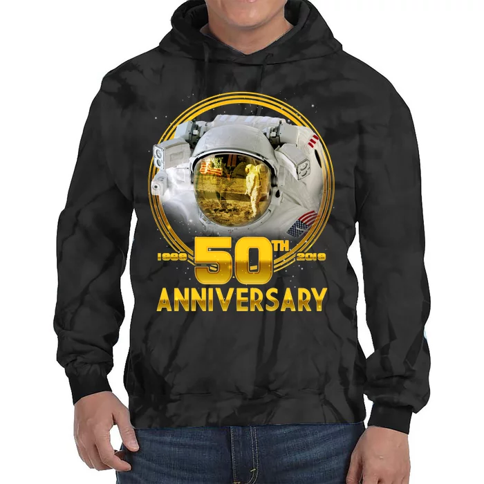 Apollo Landing 50th Golden Anniversary Tie Dye Hoodie