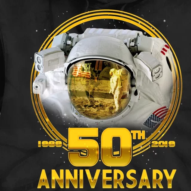 Apollo Landing 50th Golden Anniversary Tie Dye Hoodie