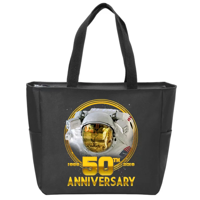 Apollo Landing 50th Golden Anniversary Zip Tote Bag