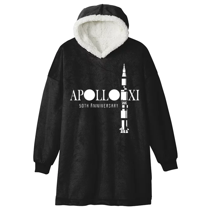 Apollo XI 50th Anniversary Moon Landing Hooded Wearable Blanket