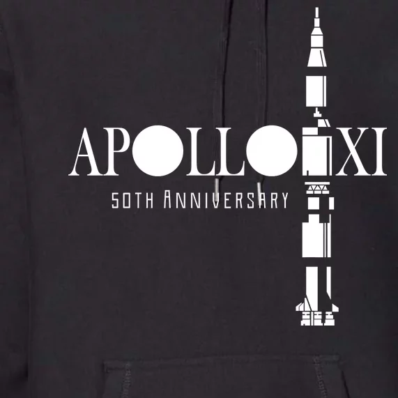 Apollo XI 50th Anniversary Moon Landing Premium Hoodie