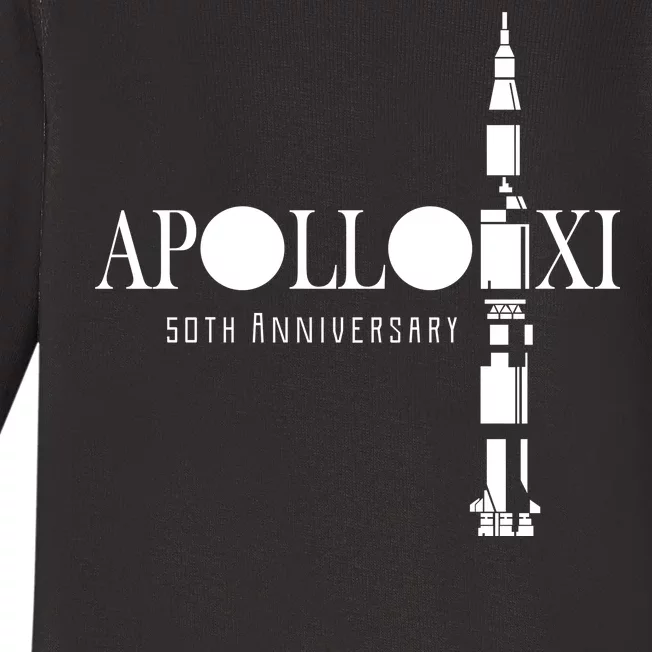 Apollo XI 50th Anniversary Moon Landing Baby Long Sleeve Bodysuit