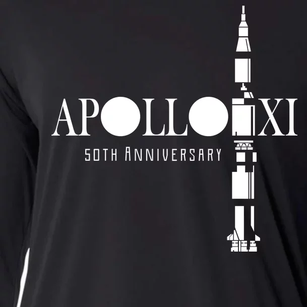 Apollo XI 50th Anniversary Moon Landing Cooling Performance Long Sleeve Crew