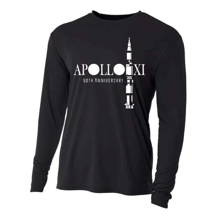 Apollo XI 50th Anniversary Moon Landing Cooling Performance Long Sleeve Crew