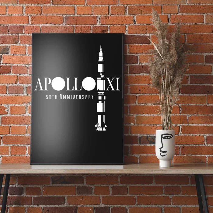 Apollo XI 50th Anniversary Moon Landing Poster