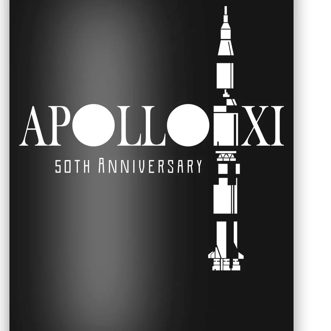 Apollo XI 50th Anniversary Moon Landing Poster