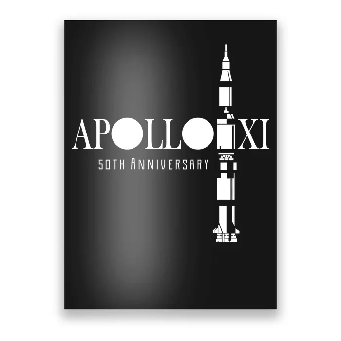 Apollo XI 50th Anniversary Moon Landing Poster