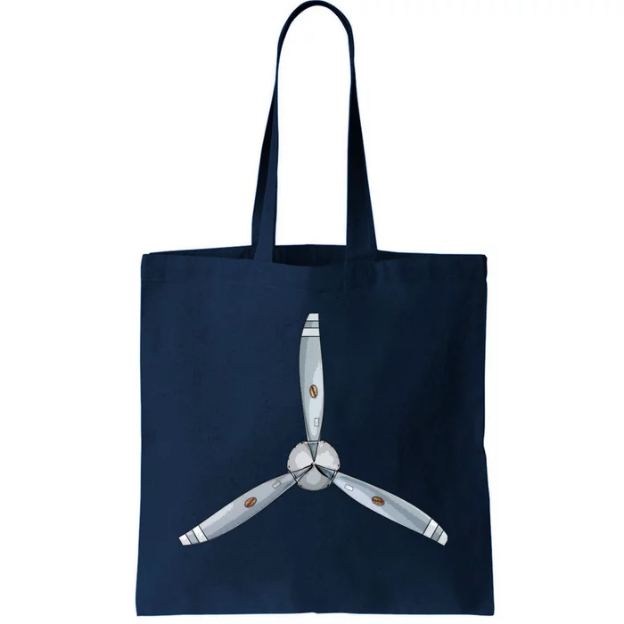 Aircraft Propeller Pilot Airplane Prop Aviation Design Tote Bag