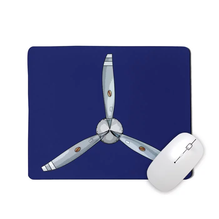 Aircraft Propeller Pilot Airplane Prop Aviation Design Mousepad