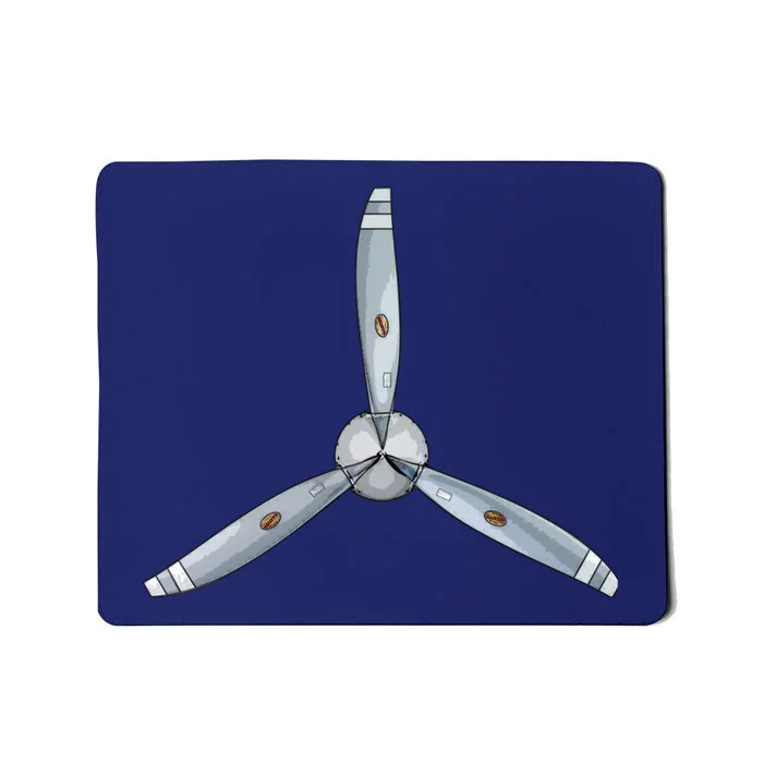 Aircraft Propeller Pilot Airplane Prop Aviation Design Mousepad