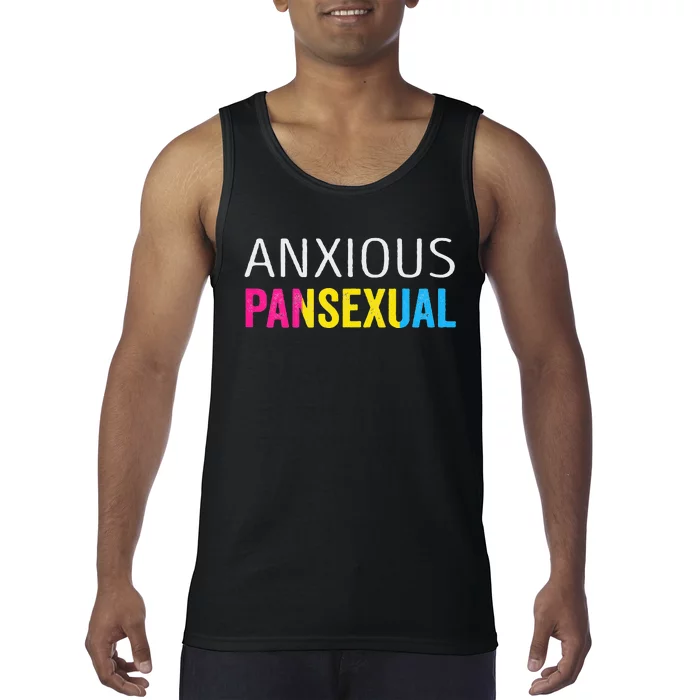 Anxious Pansexual Pride Tank Top