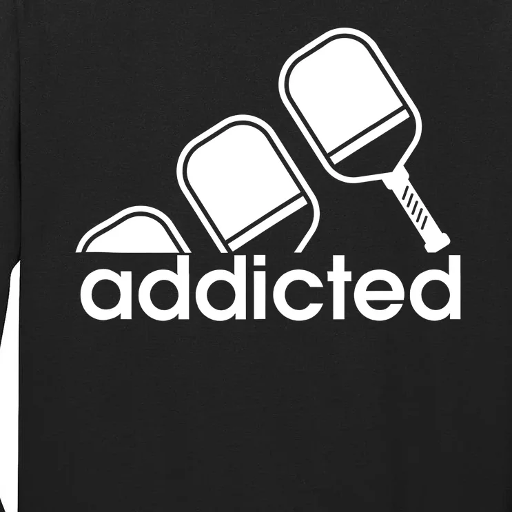 Addicted Pickleball Player Tall Long Sleeve T-Shirt