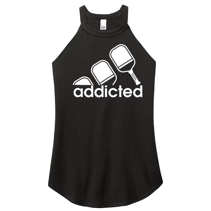 Addicted Pickleball Player Women’s Perfect Tri Rocker Tank