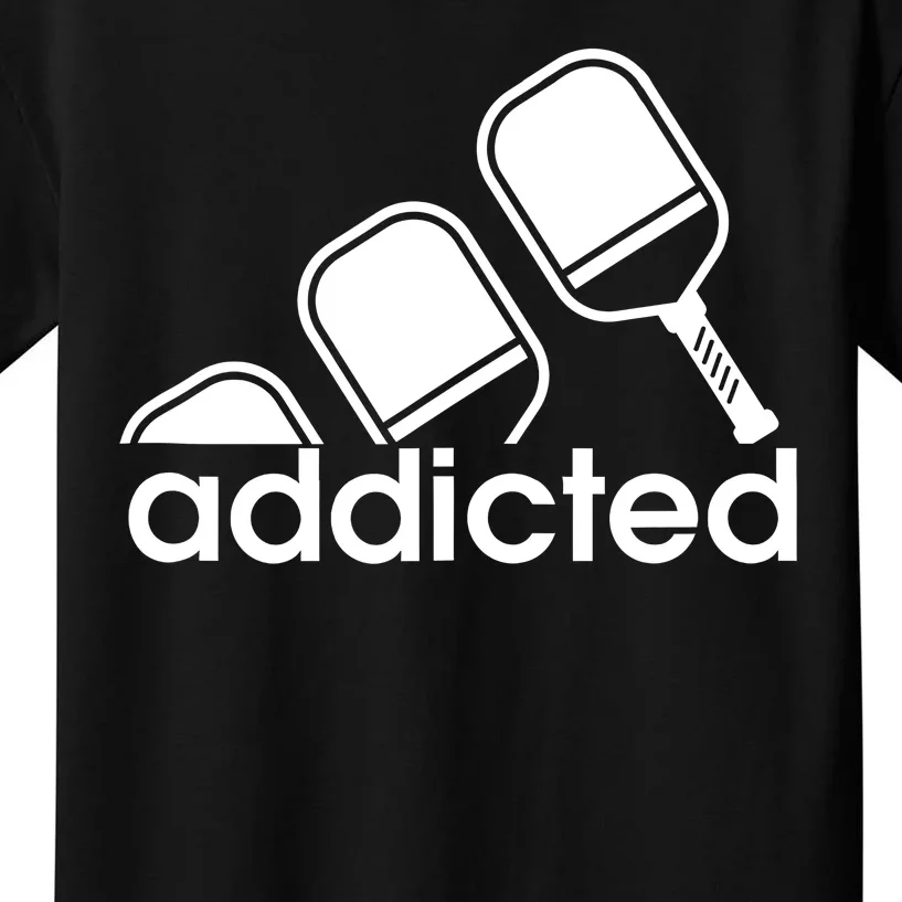 Addicted Pickleball Player Kids T-Shirt