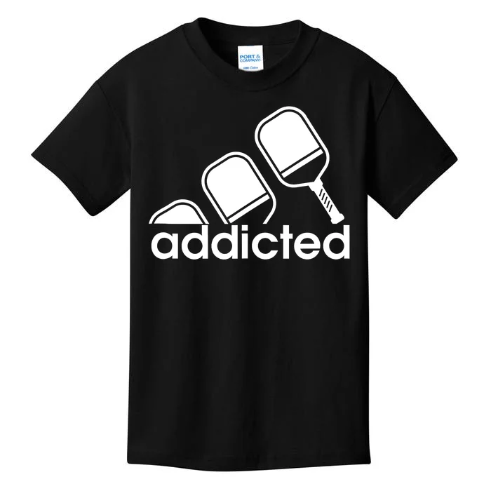 Addicted Pickleball Player Kids T-Shirt