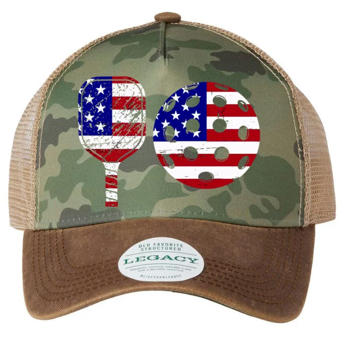 American Pickleball Paddle And Ball Legacy Tie Dye Trucker Hat