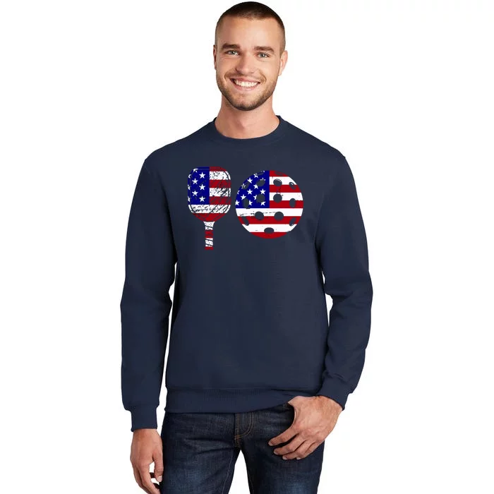 American Pickleball Paddle And Ball Sweatshirt