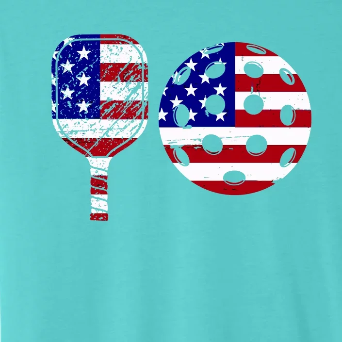 American Pickleball Paddle And Ball ChromaSoft Performance T-Shirt