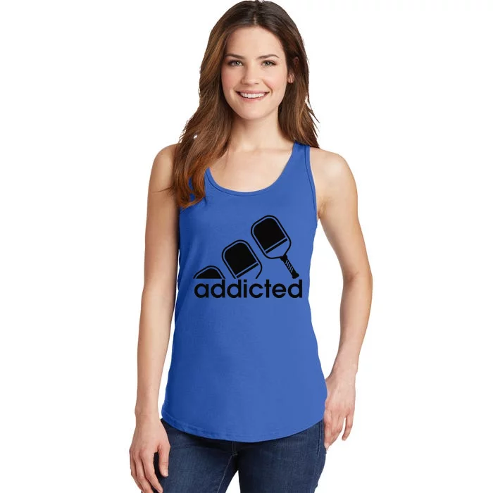 Addicted Pickleball Player Ladies Essential Tank