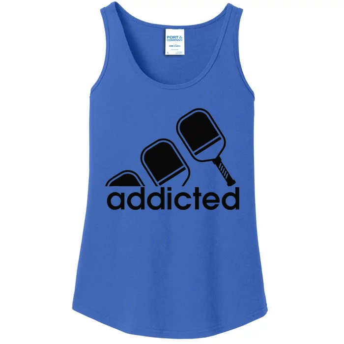 Addicted Pickleball Player Ladies Essential Tank