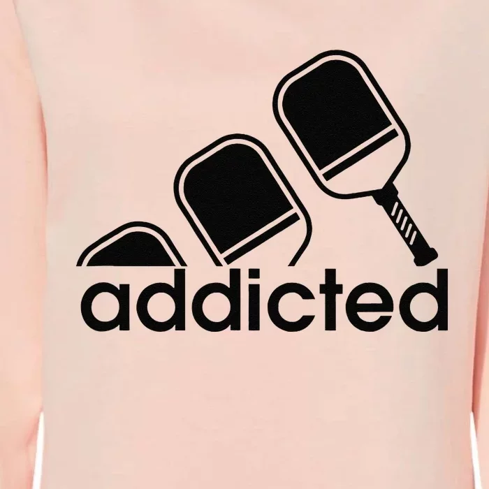 Addicted Pickleball Player Womens California Wash Sweatshirt