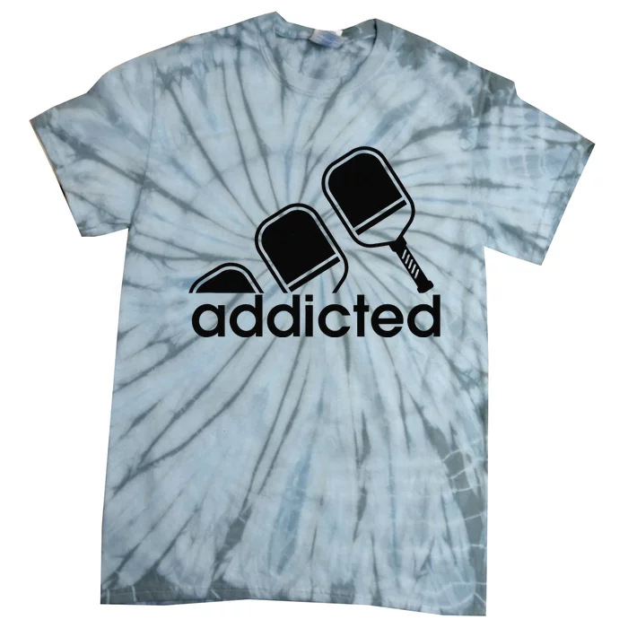 Addicted Pickleball Player Tie-Dye T-Shirt