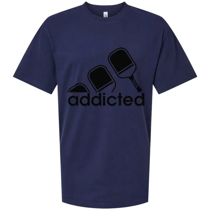 Addicted Pickleball Player Sueded Cloud Jersey T-Shirt