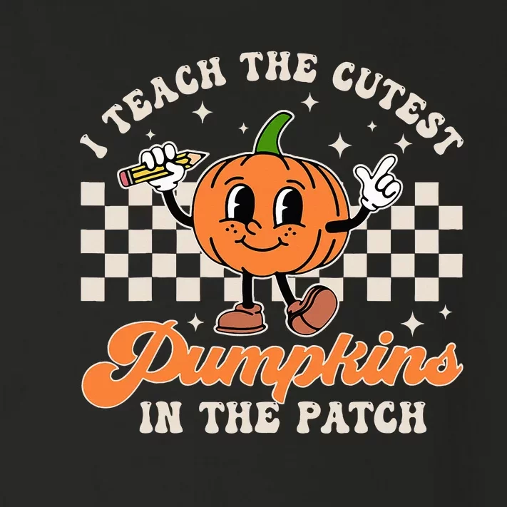 Adorable Pumpkin Patch Teacher Halloween Costume Toddler Long Sleeve Shirt