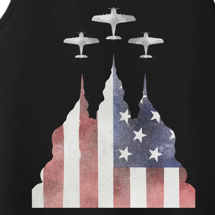 America Plane Patriotic Performance Tank