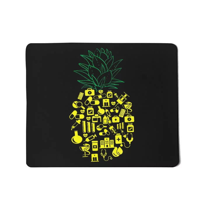 Aloha Pineapple Pharmacy Summer Nurse Gift Mousepad