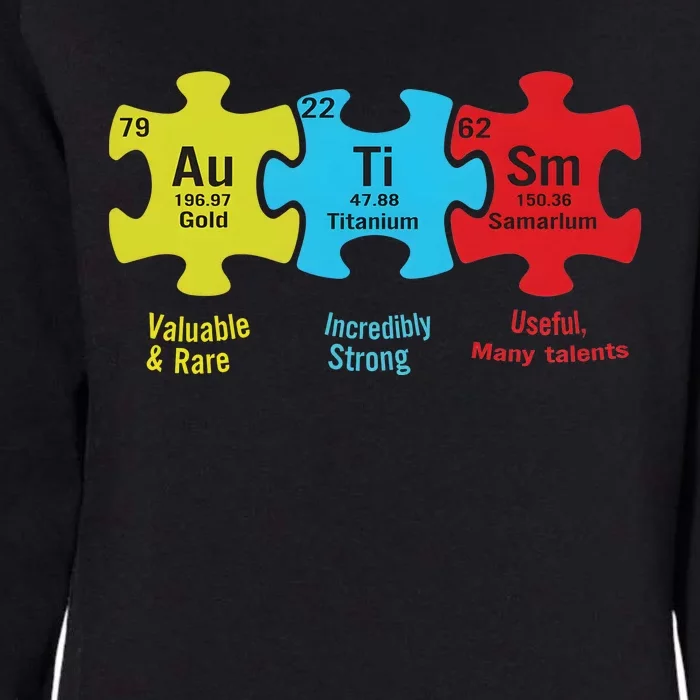 Autism Puzzle Piece Autism Awareness Month Womens California Wash Sweatshirt